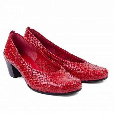 Woven Red Shoe