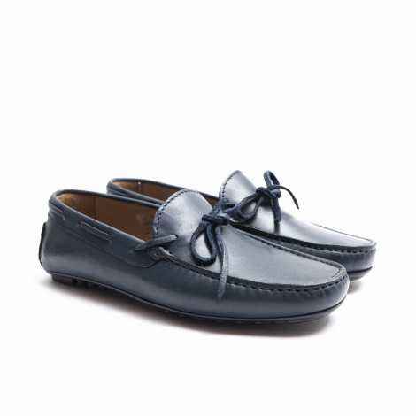 Blue Lace Loafer