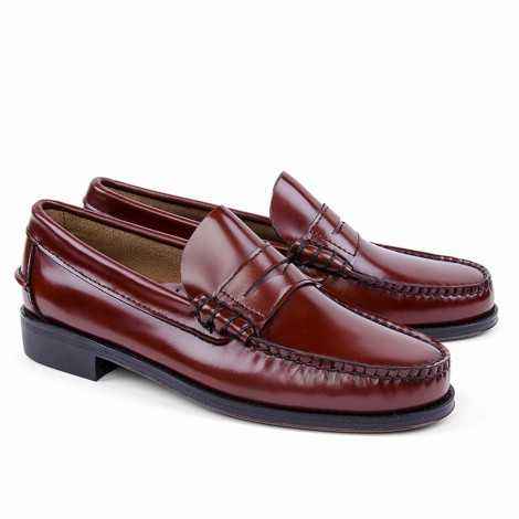 Brown Leather Penny Loafer