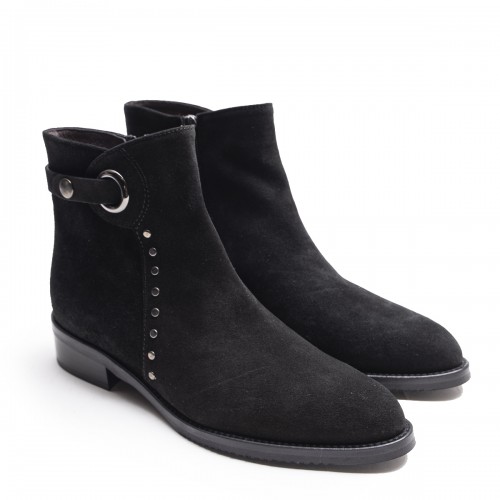 Studs and Hoop Ankle Boot