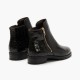 Ankle Boot Leather and Coconut Leather