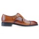 Double Monk Tan Shoe