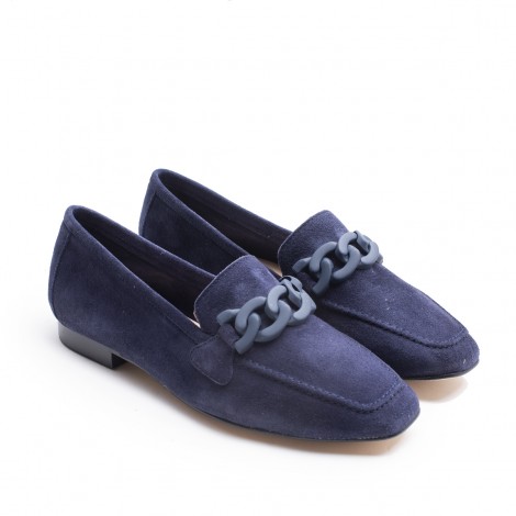 Blue Chain Loafer