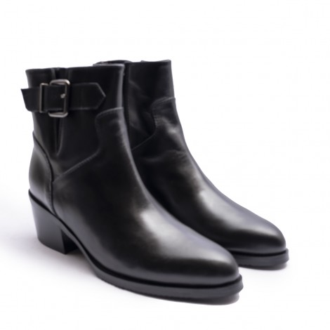 Monk Cowboy Ankle Boot