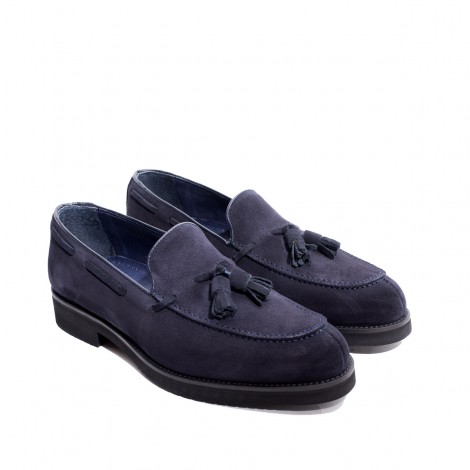 Tassels Loafer Suede Leather