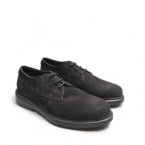 Grey Suede Derby Shoe