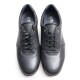 Black Leather Sneaker