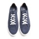 Blue Suede Leather Sneakers