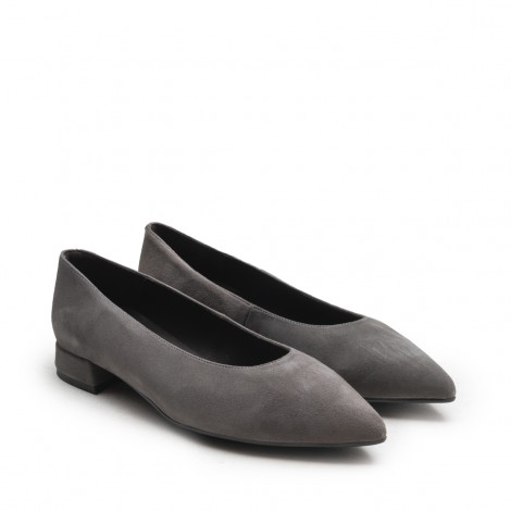 Grey Flat Shoe